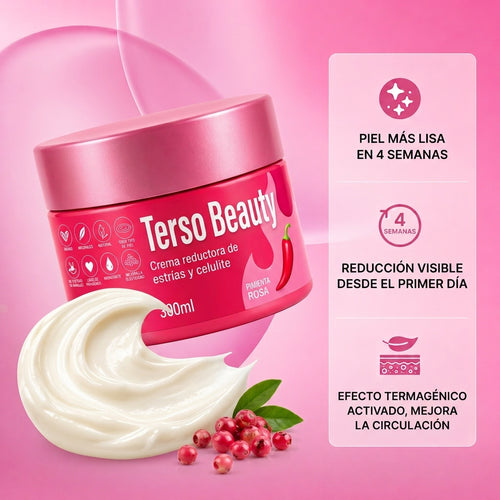 Crema Reductora de Estrías y Celulitis Terso Beauty