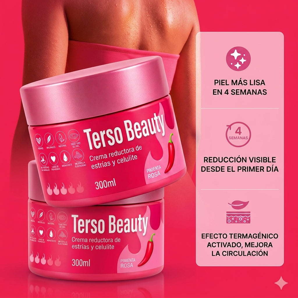 Crema Reductora de Estrías y Celulitis Terso Beauty